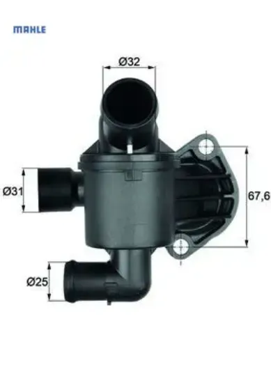 Termostat komple 87c amarok crafter ckub cslb cdca cdba cktb cktc ckuc Mahle 03L121111H/ 03L121111AB resmi
