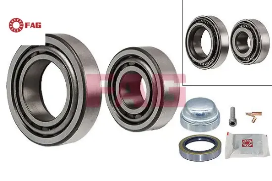 Teker rulmanı on mercedes w123 s123 c123 w116 w126 b601 b602 Fag A0009816305 resmi