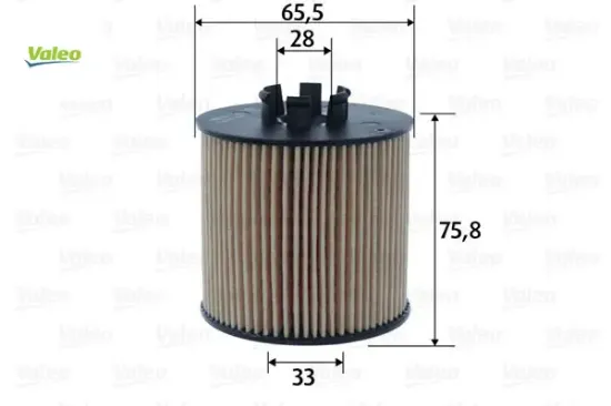 Yağ filtresi caddy ııı 04>golf ıv 00>polo-bora-cordoba-leon-toledo-ıbıza 1.4 16v-1.6 16v Valeo 03C115562/ 03C115577A resmi