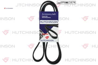 1674 k 6 kanallı kayış p206-partner-berl 02-06 scudo 98-06 19d-audı ford volvo Hutchınson 5750.QE/ 5750.PY/ 1084993/ 078903137 resmi