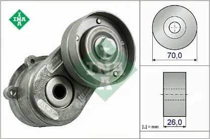 Alternatör gergi rulmanı kütüklü jeep cherokee-chrysler voyager 2.5-2.8crd 01> dodge caravan-nıtro Ina 04861630AA/ 04861630AB resmi