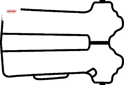 026686p külbütör üst kapak contası corsa c-corsa d-agıla 1.0 a10xep-z10xe-xep Corteco 607499/ 24403772 resmi