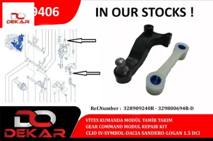 Vites kumanda modül tamir takım clıo ıv-symbol-dacıa sandero-logan 1.5 dcı Dekar 328909240R/ 329800694R/ D resmi