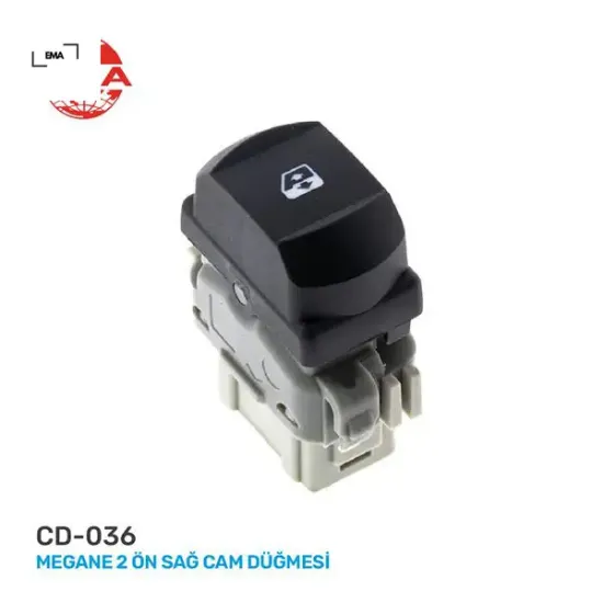 Cam açma anahtarı megane ıı ön sağ tekli - yolcu 8200442266 resmi