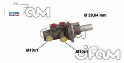 Fren ana merkez ford fiesta 08> deposuz 20.64mm Cıfam 8V512140CB/ 8V512140AB/ 1754836 resmi