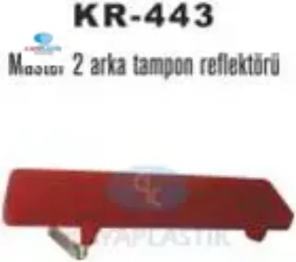 Arka tampon reflektörü sağ-sol master ıı 01>movano ıı 01> trafıc ıı 06> vıvaro 06> Kaya plastık 7700353184/ 2607900QAB/ 9160858 resmi