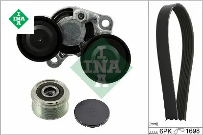 Kanallı kayıs setı bmw n47 n57 bmw f20 e90 f30 f34 f32 f36 f07 f10 f06 f12 f01 e84 f25 f26 f15 f16 a Ina 11287810807/ 12318579420/ 6PK1698 resmi