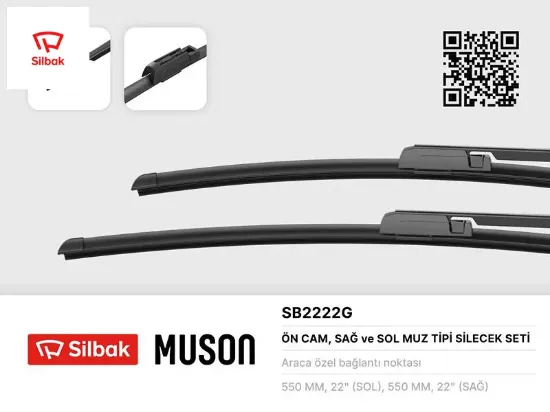 Silecek süpürgesi 550/550mm muz tipi audı a6 04/05> Sılbak resmi