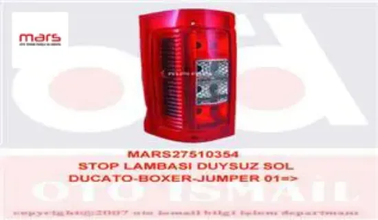Arka sol stop lambası fıat ducato 01> peugeot boxer 01> cıtroen jumper 01> Mars 1328428080/ 6350.AR resmi
