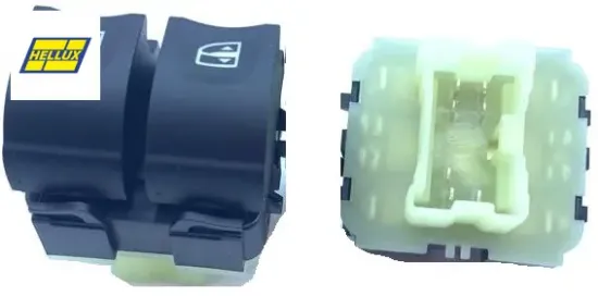 Cam açma anahtarı ön sol renault clıo ıv 12> symbol ııı 13> dokker 12> lodgy 12> sandero ıı 12> 7 fi Hellux 254110431R/ 254118044R resmi