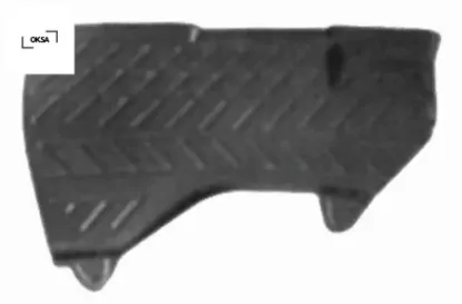 Kalorifer üst plastiği muhafaza r9-r11 motor deflektörü 7700691466 resmi