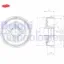 Arka fren kampanası megane ı-clıo ıı symbol ıı-logan mcv-sandero abs siz 1.2-1.6-1.5-twng ıı rulma Delphı 7700827866/ 8200243735/ 7700428821 resmi