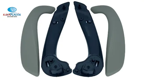 Kapı iç kolçak komple takım r-l bej fluence-megane 3 Kaya plastık 809540013R/ 809600021R resmi