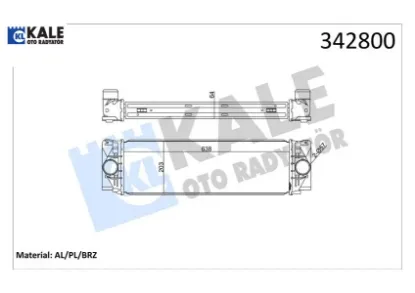 Turbosarj radyatoru mercedes sprınter b906 . vw crafter 30-35-50 Kale radyatör A9065010301/ 2E0145804 resmi