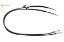 El fren telı arka sag/sol volvo c30 05>16 c70 ıı 06>09 s40 ıı 05>10 v50 05>12 Cavo 30742642/ 31257680/ 31262940 resmi