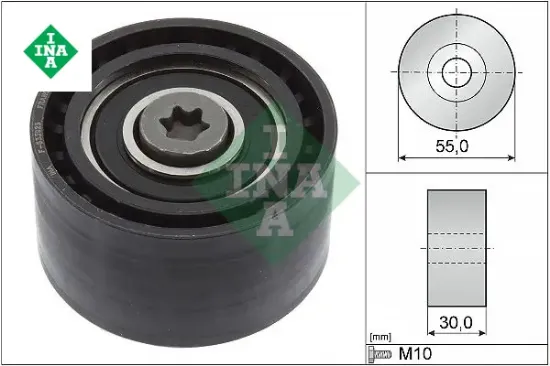 Eksantrik gergı rulmanı corsa f-combo e-croosland-grandland-vıvaro c-zafıra lıfe-p208-p308-p2008- p3 Ina 1628925880/ 9810479480/ JX6Q6M250AA resmi