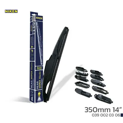 Nıken 350mm 14 10 aparatlı arka silecek süpürgesi Nıken UNIVERSAL resmi