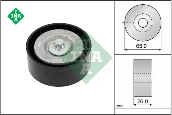 Kayıs gergı rulmanı mercedes w204 s204 c204 w212 s212 c207 a207 Ina A0002021719 resmi