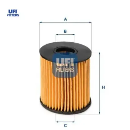 Yağ filtresi astra l-grandland-p206-p207-p307-p308-p508-p3008-partner-c2-c3-c4-c5 1.4-1.6 vtı-thp bo Ufı 1109.CL/ 6C1Q6744AA/ LR028438 resmi