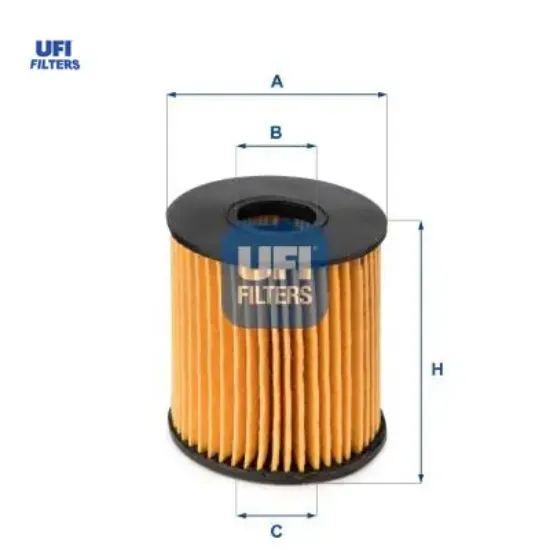Yağ filtresi astra l-grandland-p206-p207-p307-p308-p508-p3008-partner-c2-c3-c4-c5 1.4-1.6 vtı-thp bo Ufı 1109.CL/ 6C1Q6744AA/ LR028438 resmi
