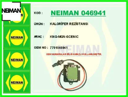 Kalorifer rezistansı kng-mgn-scenıc 7701046941 resmi