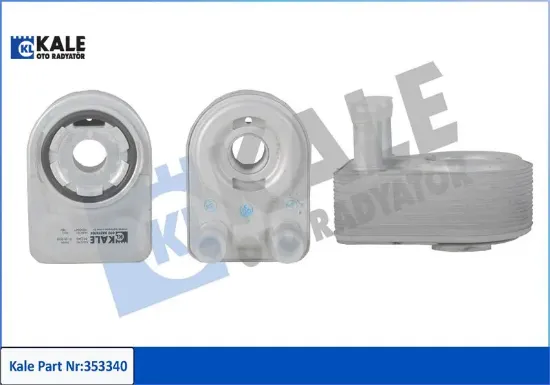 Yağ soğutucusu ford fıesta 1.0 ecoboost 13> focus ııı 11>17 1.0 ecoboost Kale radyatör CM5G6B856EA resmi