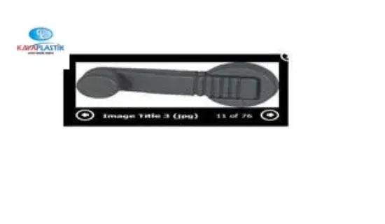 Cam açma kolu siyah r9 ym 97 md r11-r19-r21-exp 191 Kaya plastık 7702253025/ 7702253988 resmi