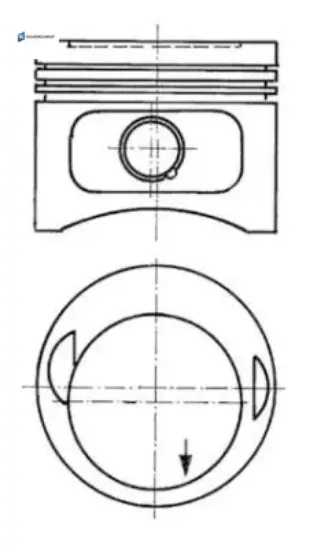 Pıston segman 0.50 96.00mm mercedes m102 w201 w123 w124 w460 22 pım Kolbensmıtch A1020309537/ 0026911 resmi