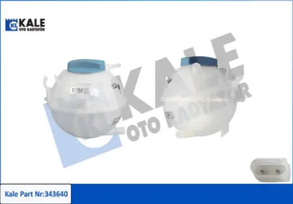 Radyatör yedek su deposu vw-skoda-seat-audi 04> golf5-golf6-jetta-passat-caddy-a3-leon-tiguan kapakl Kale radyatör 1K0121407A/ 1K0121407 resmi