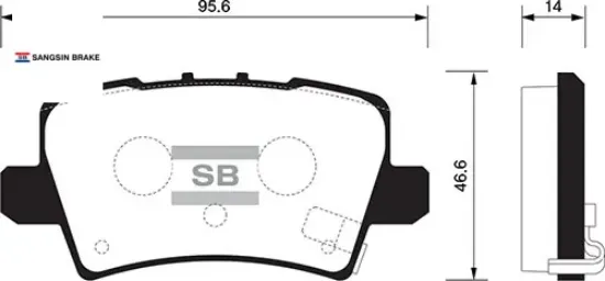 Arka fren balata honda cıvıc 1.8l r18a vtec fk2 hatchback 06-> / 1.4l l13z1 fk1 sport 09-> 43022SMGE01/ 43022SMGE00/ 43022SMGE02 resmi