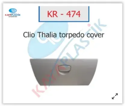 Torpido kapağı gri clıo-thalıa Kaya plastık 681083300R resmi