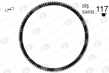 Volant dişlisi r12 117 diş 7700520332 resmi