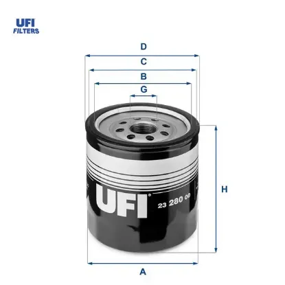 Yağ filtresi fıesta 1.8dı-focus 1.8tdcı-1.8dı/tddi-1.8t-connect 02>14 1.8tdcı transıt t15-t12 2.5td Ufı 4M5Q6714BA/ 4M5Q6714B1A/ 1322152 resmi