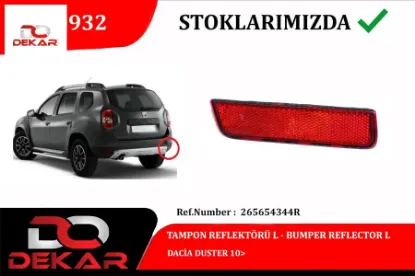 Tampon reflektörü l dacia duster 10> Dekar 265654344R resmi