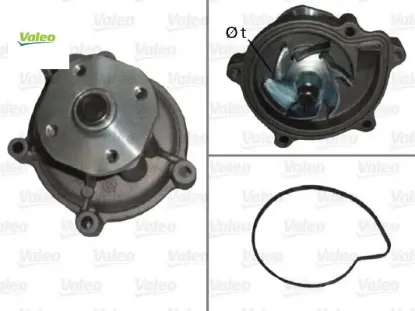 Devırdaım pompası mercedes m266 w169 w245 . smart forfour 454 04>06 . mıtsubıshı colt vı 1.5dıd 02>1 Valeo A2662000820/ MN960330 resmi