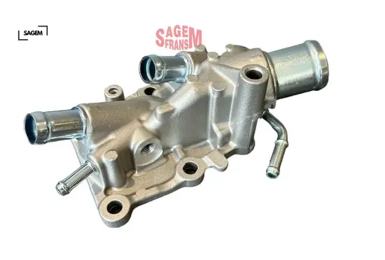 Termostat su pompası dağıtım kutusu megane ıv- fluence-duster 1.6 16v h4m Sagem 110605223R resmi