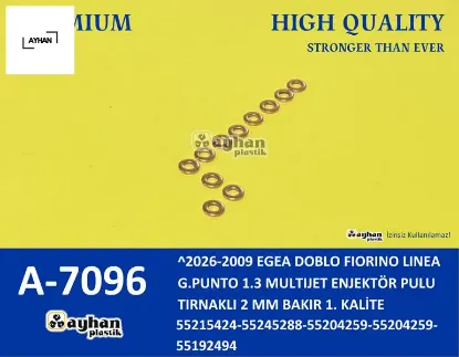 Enjektör pulu tırnaklı 2mm bakır doblo-fıorıno-lınea-g.punto-egea 1.3 mtj 2009-2026 55215424 resmi