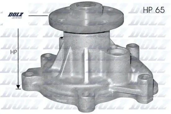 Devirdaim su pompası toyota yarıs 1.0l 1sz-fe scp10 03-05 / 1.3l 2sz-fe scp12 scp90 03-09 4 delik fl Dolz 1610029125/ 1610009141 resmi