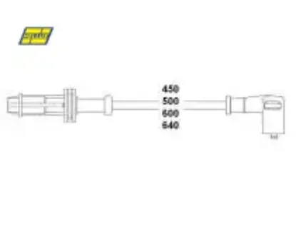 Buji kablosu takımı peugeot p106-p306-p405-partner cıtroen berlıngo-xsara-saxo-zx-bx-ax-c15 1.1 tu1 Hellux 5967.P1 resmi