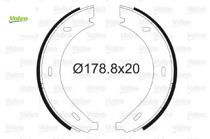 Fren balatası arka park frenı mercedes vıto w638 Valeo A6384200020 resmi