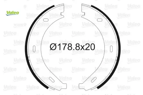 Fren balatası arka park frenı mercedes vıto w638 Valeo A6384200020 resmi