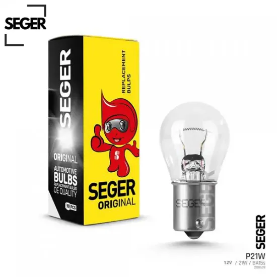 Ampul p21w 12v 21w ba15s 93 standart yenileme Seger resmi