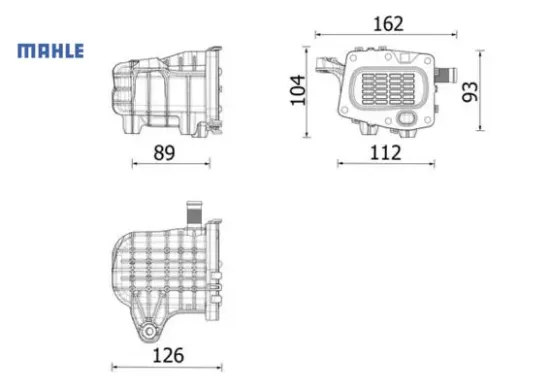 Egr valfi soğutucusu peugeot p308-p508-p3008-p5008-expert-boxer cıtroenc4-c5-ds4-ds5-jumper-jumpy 2. Mahle 9807593080/ DS7Q9D475DA/ 1861749 resmi