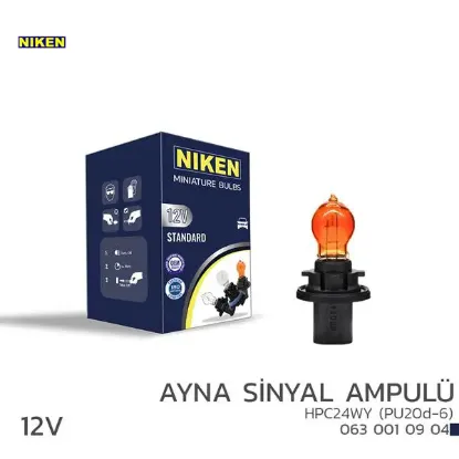 Nıken 12v hpc24wy ayna sinyal amp pu20d-6 amb 10lu Nıken UNIVERSAL resmi