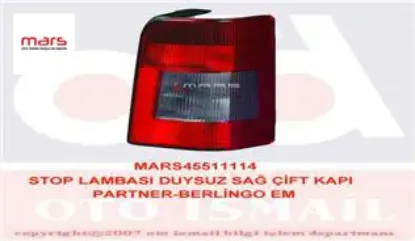 Stop lambası duysuz sağ çift kapı partner-berlıngo em Mars 6351.H2 resmi