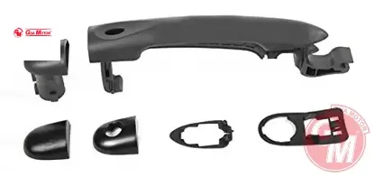Dış kapı açma kolu ön rl sensörlü-siyah / astarlı megane ııı-fluence-clıo ıv - 6parça Gua 806B09141R resmi