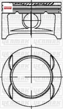 Piston segman 73.40mm std adam-astra g-h-corsa c-d-e-combo-merıva a-b-tıgra 01> 1.4 16v z14xep-xel - Yenmak 55351102/ 55351103/ 55351104 resmi