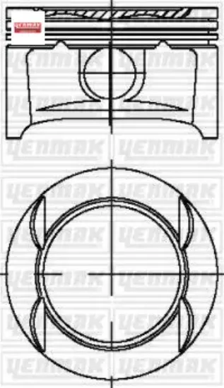 Piston segman 73.40mm std adam-astra g-h-corsa c-d-e-combo-merıva a-b-tıgra 01> 1.4 16v z14xep-xel - Yenmak 55351102/ 55351103/ 55351104 resmi