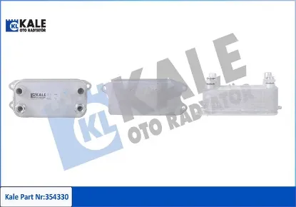 Otomatık sanzıman yag sogutucusu mercedes w204 w212 c218 x218 r172 Kale radyatör A0995002300 resmi