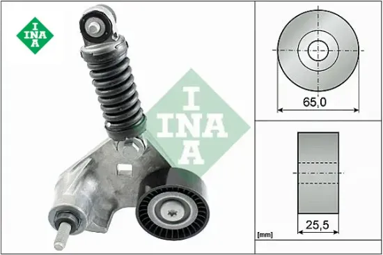 Alternatör v gergisi transit-mondeo 2.0 16v tdci-2.0 2.2 tdci 00 > 69.5x26 jaguar xtype 2.0d 2.2d Ina 1125419/ 1201181XS7E6A228CC/ C2S27002 resmi